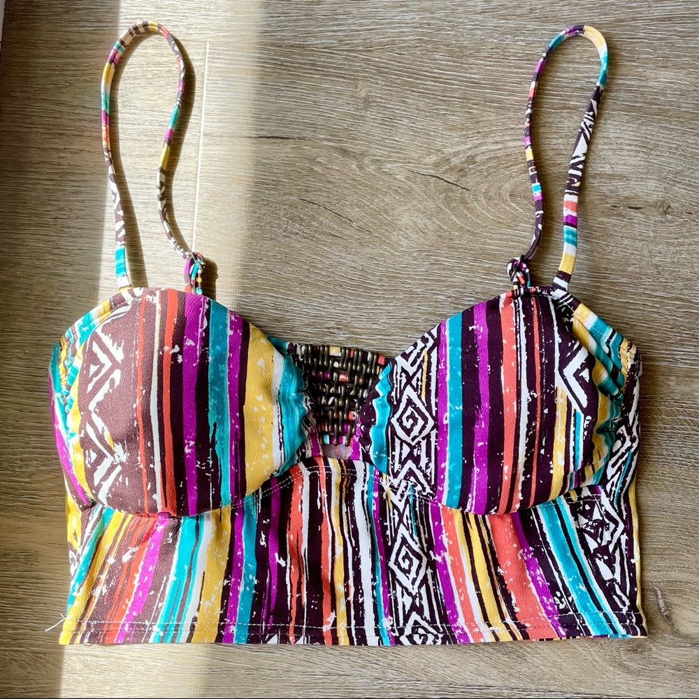 Hobie Patterned Bikini Top